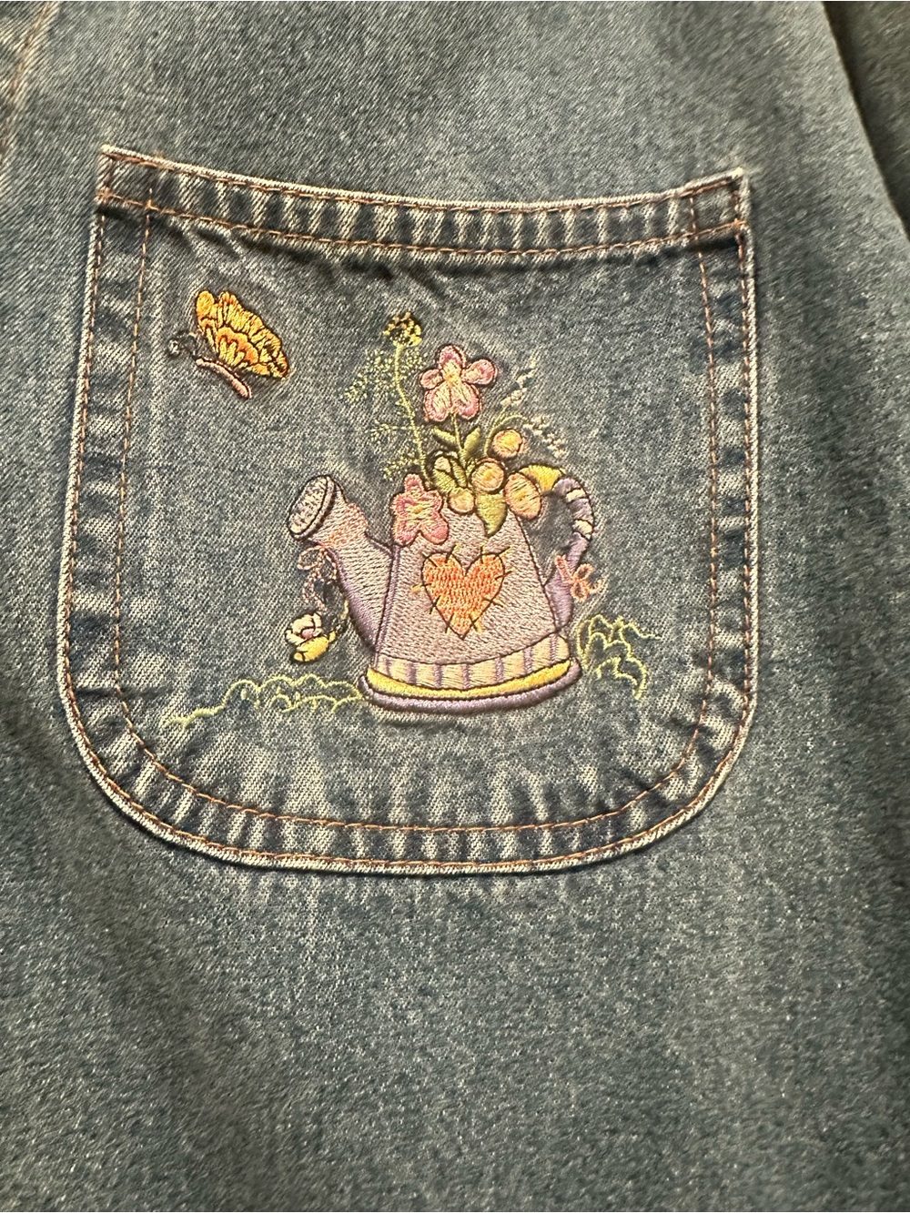 Vintage!! Casey Coleman Blue Denim Jacket - Picture 3 of 7